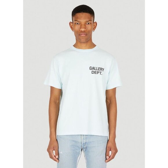 GALLERY DEPT. Men's Vintage Souvenir T-Shirt Size L In Light Blue